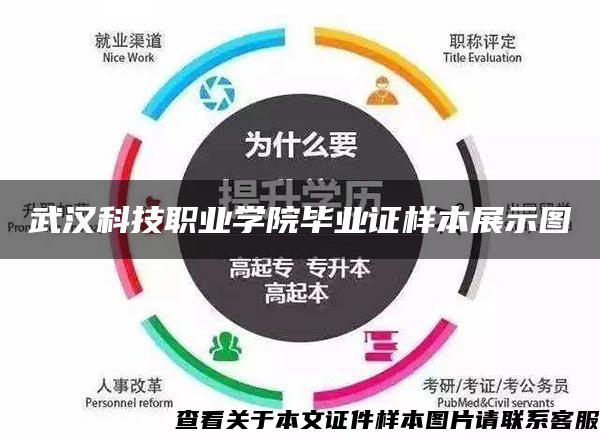 武汉科技职业学院毕业证样本展示图