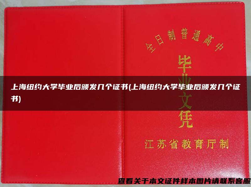 上海纽约大学毕业后颁发几个证书(上海纽约大学毕业后颁发几个证书)