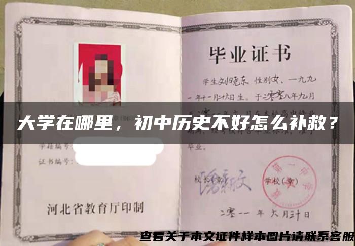 大学在哪里,初中历史不好怎么补救? 大学在哪里,初中历史不好怎么补救?
