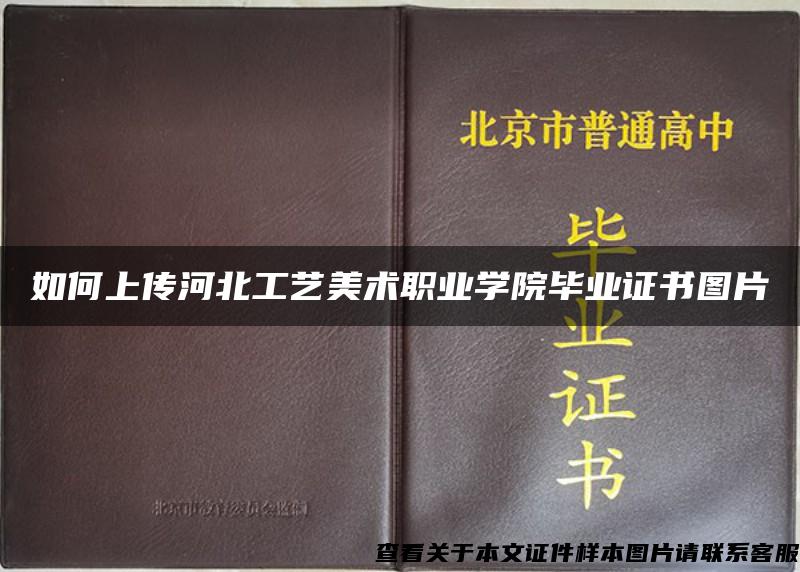 如何上传河北工艺美术职业学院毕业证书图片
