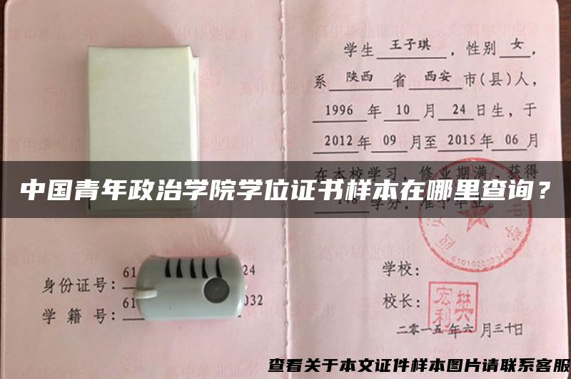 中国青年政治学院学位证书样本在哪里查询？