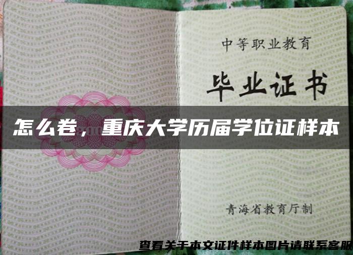 怎么卷，重庆大学历届学位证样本