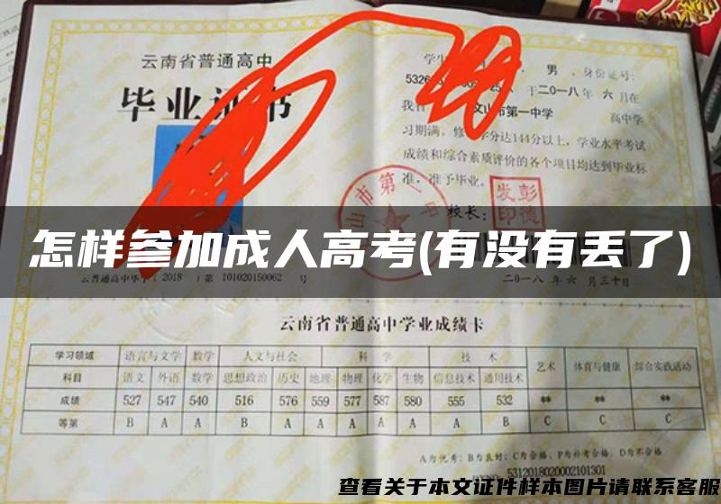 怎样参加成人高考(有没有丢了)