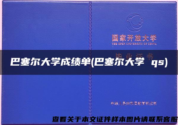 巴塞尔大学成绩单(巴塞尔大学 qs)