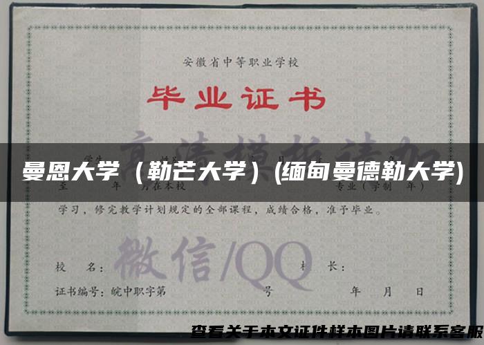 曼恩大学（勒芒大学）(缅甸曼德勒大学)