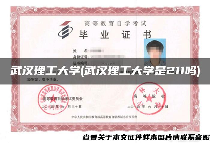 武汉理工大学(武汉理工大学是211吗)