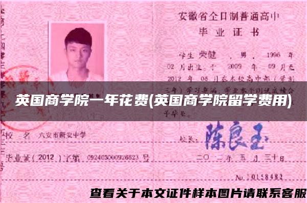 英国商学院一年花费(英国商学院留学费用)