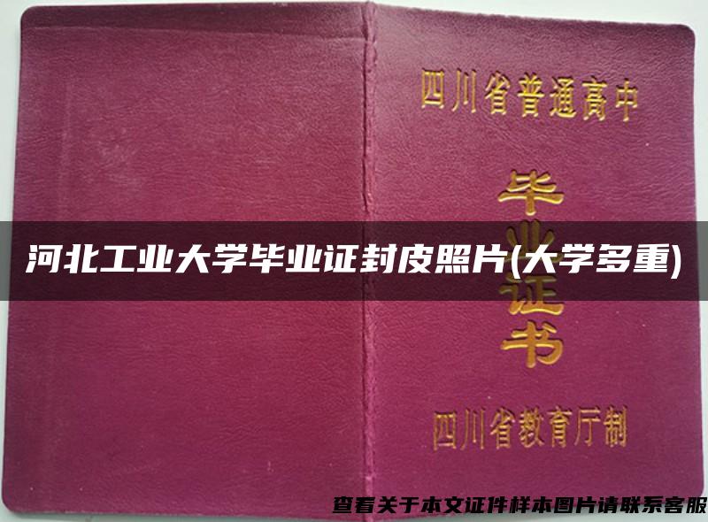 河北工业大学毕业证封皮照片(大学多重)
