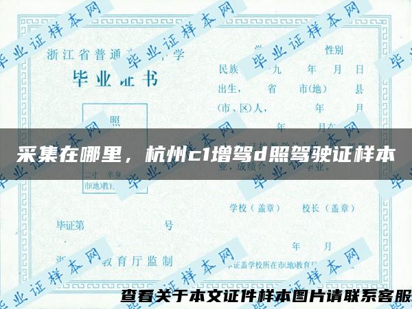 采集在哪里，杭州c1增驾d照驾驶证样本