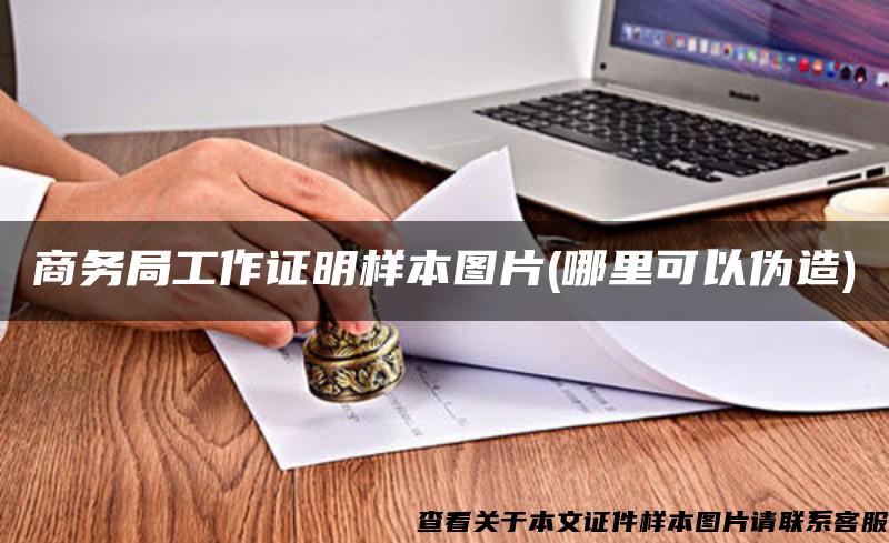 商务局工作证明样本图片(哪里可以伪造)