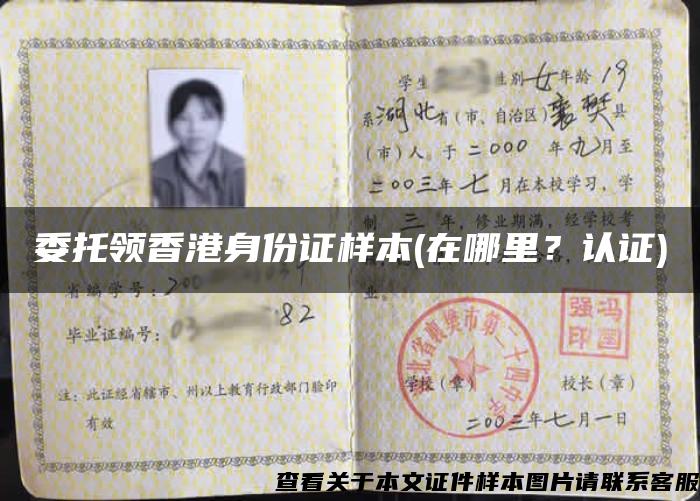 委托领香港身份证样本(在哪里？认证)