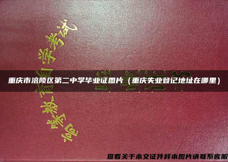 重庆市涪陵区第二中学毕业证图片（重庆失业登记地址在哪里）