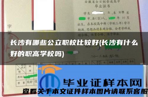 长沙有哪些公立职校比较好(长沙有什么好的职高学校吗)