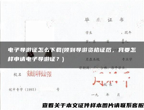电子导游证怎么下载(领到导游资格证后，我要怎样申请电子导游证？)