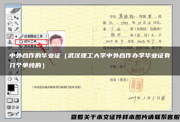 中外合作的毕业证（武汉理工大学中外合作办学毕业证有几个单纯的）