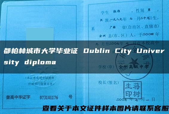 都柏林城市大学毕业证 Dublin City University diploma