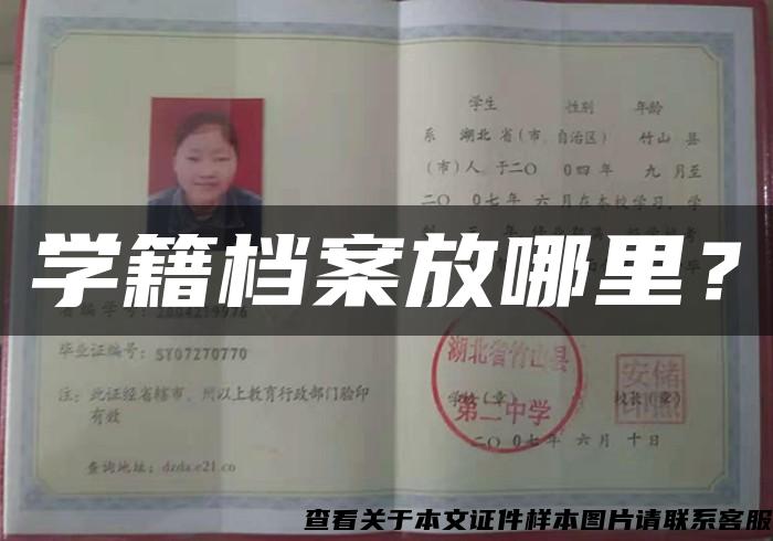 学籍档案放哪里？