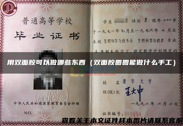 用双面胶可以做哪些东西（双面胶圈圈能做什么手工）