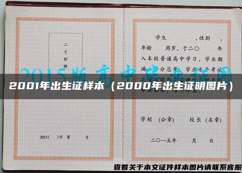 2001年出生证样本（2000年出生证明图片）