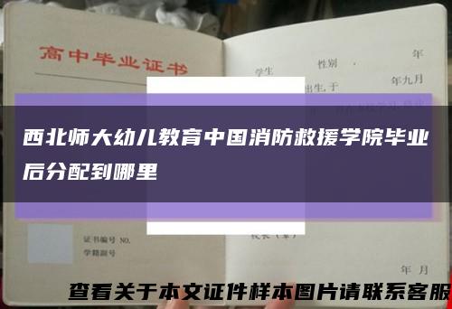 西北师大幼儿教育中国消防救援学院毕业后分配到哪里缩略图