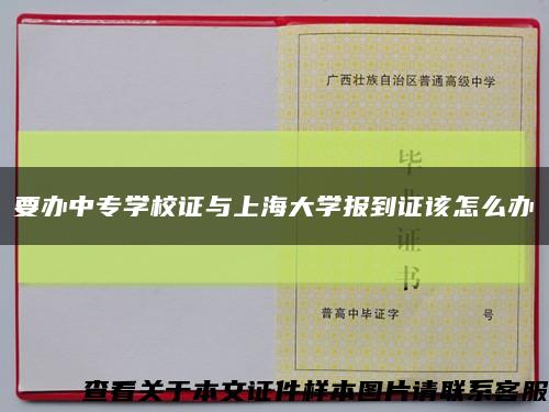要办中专学校证与上海大学报到证该怎么办缩略图