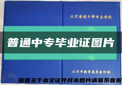 普通中专毕业证图片缩略图
