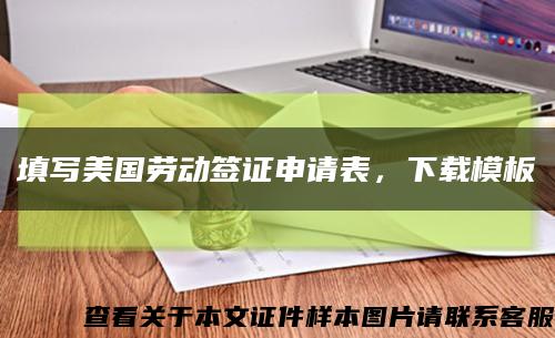 填写美国劳动签证申请表，下载模板缩略图