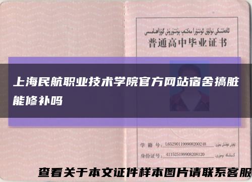上海民航职业技术学院官方网站宿舍搞脏能修补吗缩略图