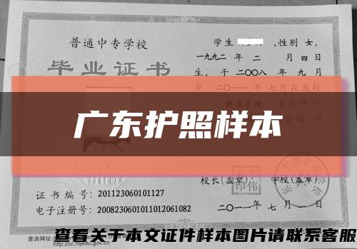 广东护照样本缩略图