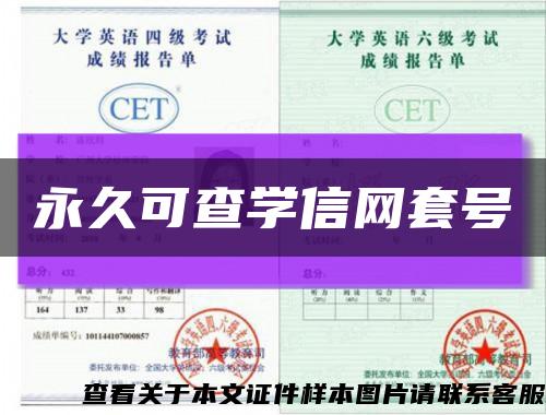 永久可查学信网套号缩略图