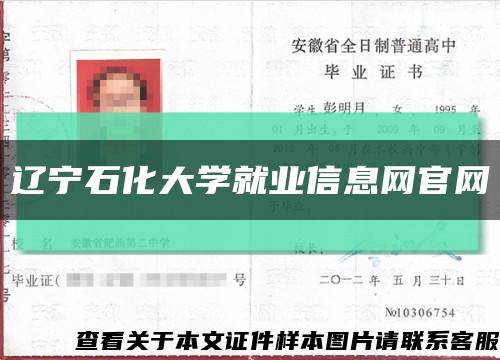 辽宁石化大学就业信息网官网缩略图