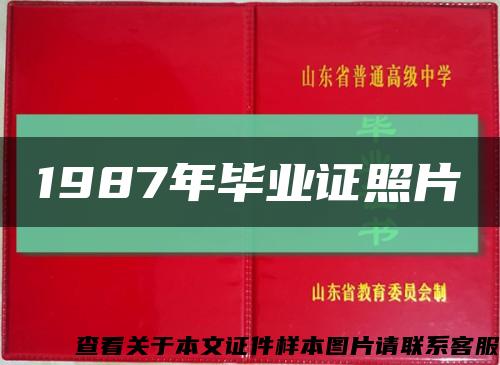 1987年毕业证照片缩略图