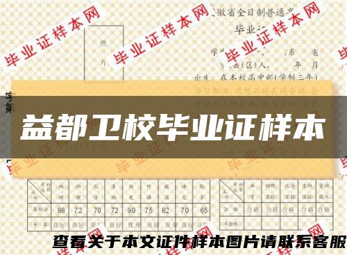 益都卫校毕业证样本缩略图