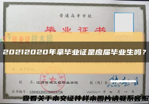 20212020年拿毕业证是应届毕业生吗？缩略图