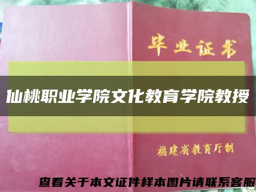 仙桃职业学院文化教育学院教授缩略图