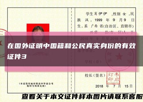 在国外证明中国籍和公民真实身份的有效证件3缩略图