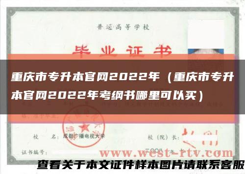 重庆市专升本官网2022年（重庆市专升本官网2022年考纲书哪里可以买）缩略图