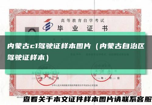 内蒙古c1驾驶证样本图片（内蒙古自治区驾驶证样本）缩略图