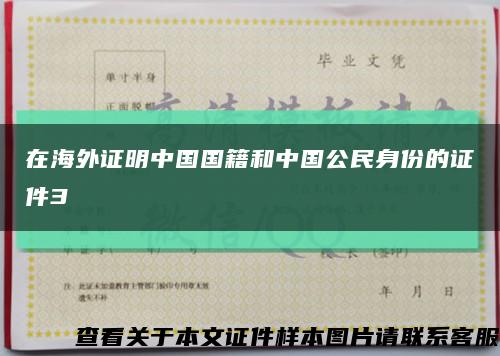 在海外证明中国国籍和中国公民身份的证件3缩略图