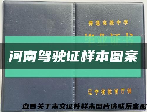 河南驾驶证样本图案缩略图
