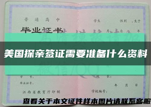 美国探亲签证需要准备什么资料缩略图