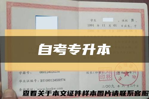 自考专升本缩略图