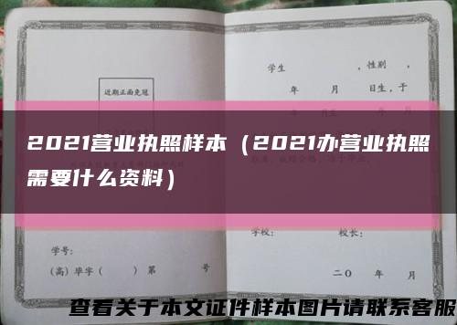 2021营业执照样本（2021办营业执照需要什么资料）缩略图