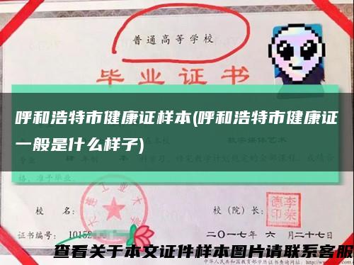 呼和浩特市健康证样本(呼和浩特市健康证一般是什么样子)缩略图