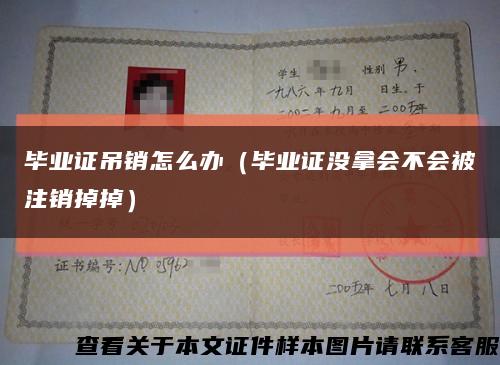 毕业证吊销怎么办（毕业证没拿会不会被注销掉掉）缩略图