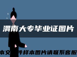 渭南大专毕业证图片缩略图