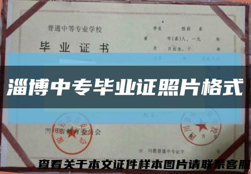 淄博中专毕业证照片格式缩略图
