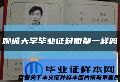 聊城大学毕业证封面都一样吗缩略图