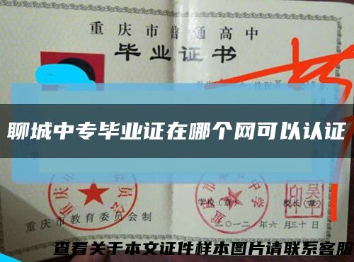 聊城中专毕业证在哪个网可以认证缩略图