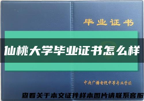 仙桃大学毕业证书怎么样缩略图